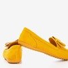 Senf-Slipper für Damen mit Ursula-Schleife - Schuhe 1