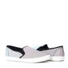 Silber Slip on Milan- Footwear 1