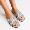 Silberpantettenschuhe für Damen Hemessa - Footwear
