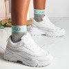 Sportliche weiße Schuhe mit holographischem Finish Tere - Footwear 1