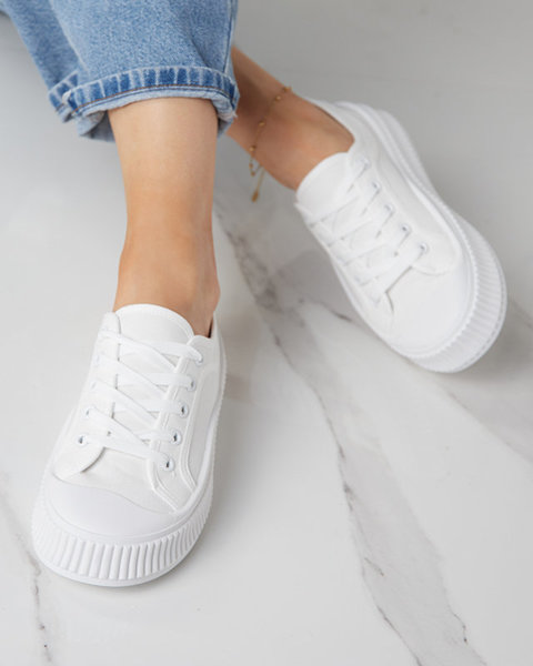 Sportlicher Damen-Sneaker in Weiß Ladise- Footwear