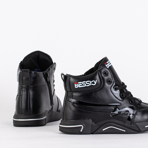 Sports schwarze Kinderstiefel Imiri- Footwear