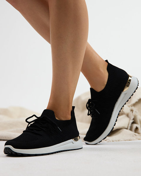 Sportschuhe aus schwarzem Gewebe für Damen Ferroni - Footwear