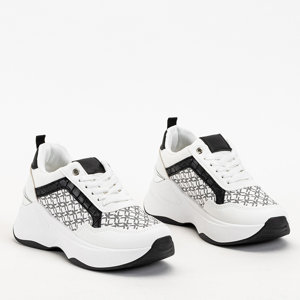 Sportschuhe für Damen in Schwarz und Weiß Turnschuhe Weniso - Schuhe