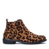 Stiefel mit Leopardenmuster und flachen Absätzen Lyla - Footwear