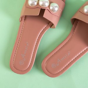 Teonilla rosa Frauenschuhe mit Perlen - Schuhe