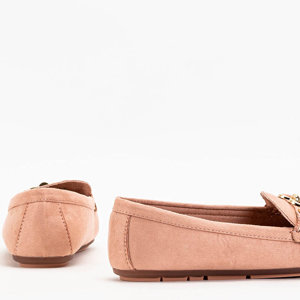 Terikala Öko-Wildleder-Loafer in Hellrosa für Damen - Schuhe
