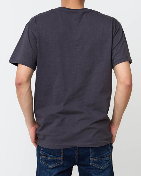 Trendiges Herren-T-Shirt Graphite mit Aufdruck - Bekleidung