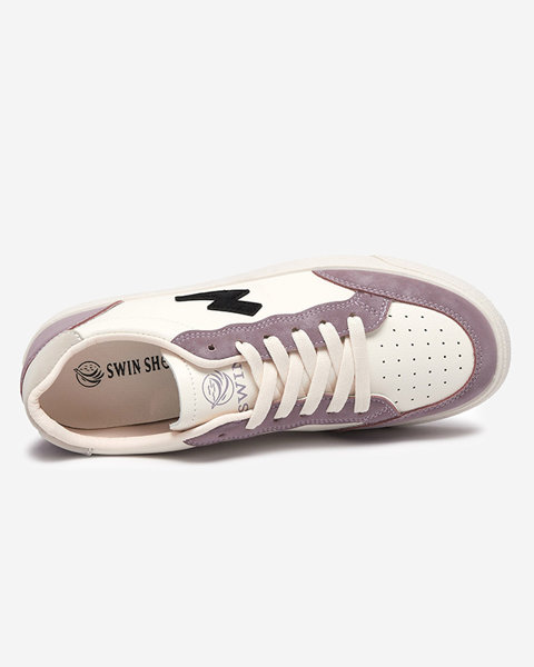 Weiß - lila Damen Sportschuhe Rozzuci- Footwear