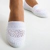 Weiße Ballerinas aus Stoff - Schuhe 1
