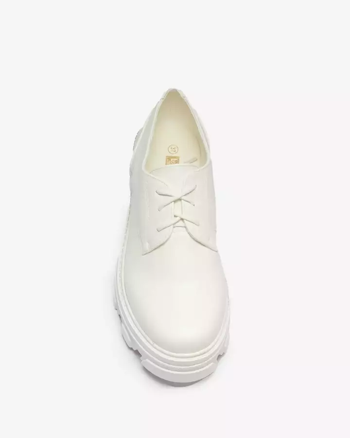 Weiße Damen-Halbschuhe Delgor- Footwear