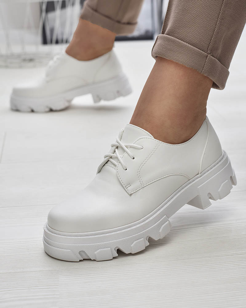 Weiße Damen-Halbschuhe Delgor- Footwear