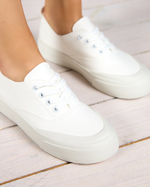 Weiße Damensneaker Lorino - Schuhe