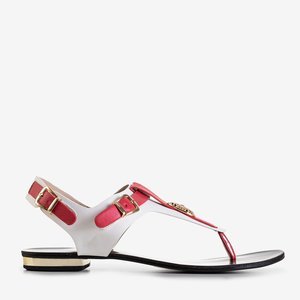 Weiße Flip-Flops für Damen Oscy Sandalen - Schuhe