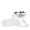 Weiße Flip Flops mit Schleife Emelina - Footwear
