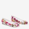 Weiße Flops mit Copteria Flamingo-Print - Schuhe 1