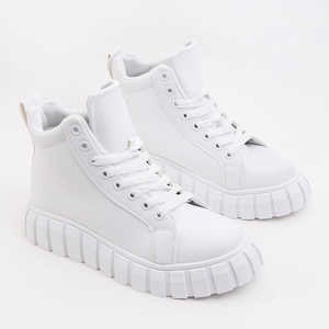 Weiße High-Top-Sneaker für Damen Ilana - Schuhe