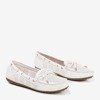 Weiße Slipper mit Schleife Orisa - Footwear 1