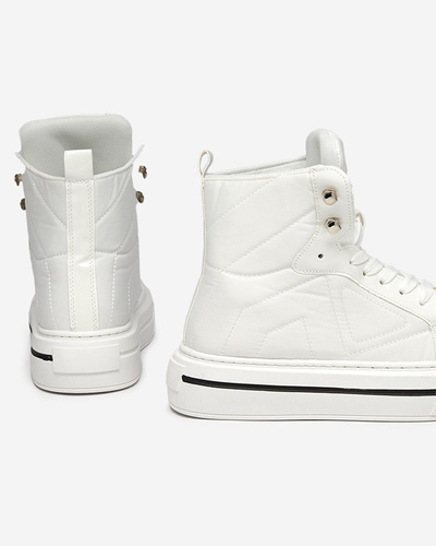 Weiße Sportturnschuhe für Damen Asmako- Buty