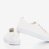 Weiße, durchbrochene Ahama-Turnschuhe für Damen - Schuhe 1