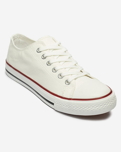Weiße und grüne Noenoes-Sneaker für Damen - Schuhe
