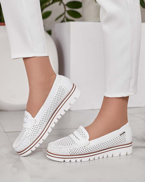 Royalfashion Ажурні жіночі мокасини Leteller