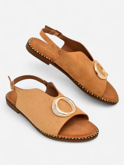 Royalfashion Damen Sandalen mit Schaft Atmase