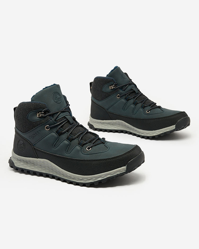 Royalfashion Чоловічі капці темно-синього кольору Jekouia