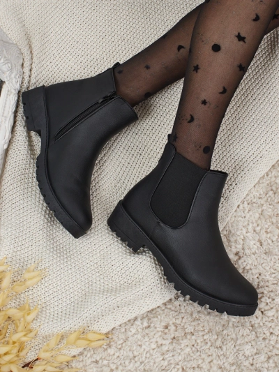 Damen Stiefeletten im Chelsea-Stil aus Öko-Leder Belmo