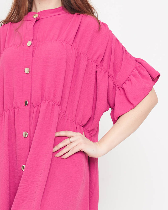 Lila knielanges Damenkleid - Kleidung