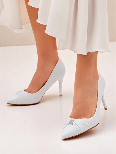 Royalfashion Damenschuhe aus Leder Venetia Nera