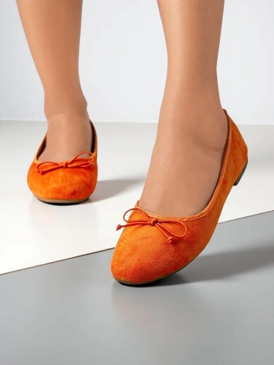 Royalfashion Damen Ballerinas mit Schleife Zaame