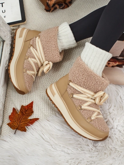 Damen Schneestiefel a'la mit Fell Verruna