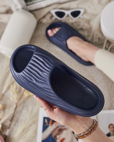 Royalfashion Women's Magged rubber flip-flops