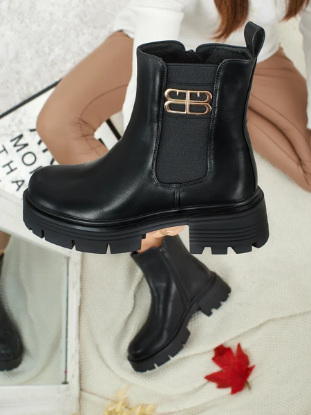 Damenstiefeletten Fravine aus Öko-Leder