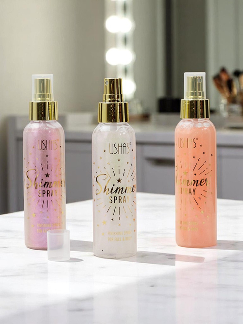 USHAS Summer Spray – Рідкий хайлайтер для обличчя та тіла Pearl