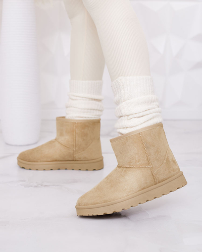 Royalfashion Braune Stiefel a'la Schneestiefel für Damen Nerlea