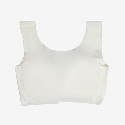 Білий жіночий безшовний бюстгальтер