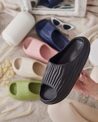 Royalfashion Women's Magged rubber flip-flops