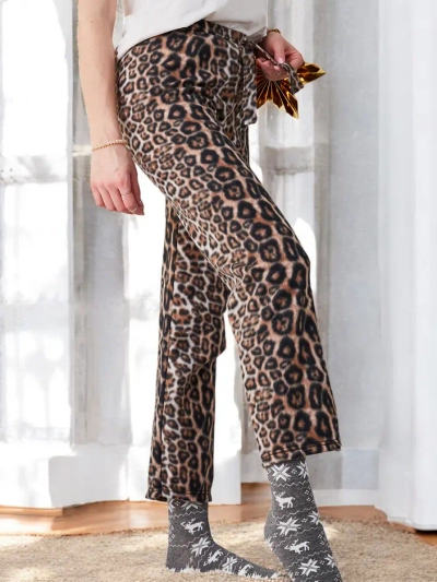 Royalfashion Baumwolle Weihnachts Damen Pyjamahose im Karo