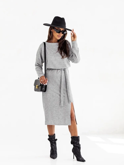 Royalfashion Damen Midikleid
