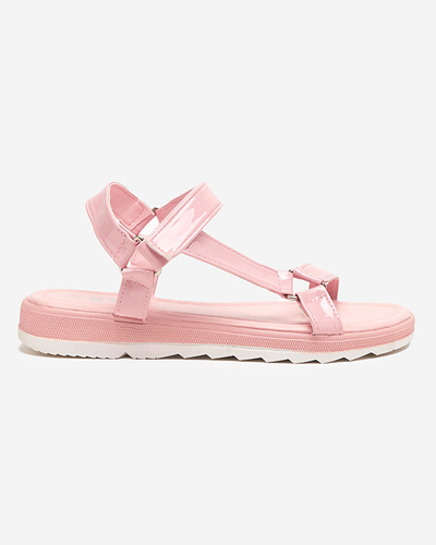 Pink Hereris Flache Damensandalen - Schuhe