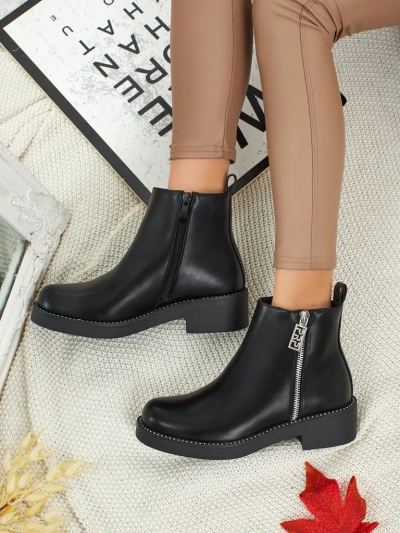 Damenstiefeletten aus Öko-Leder Belvani