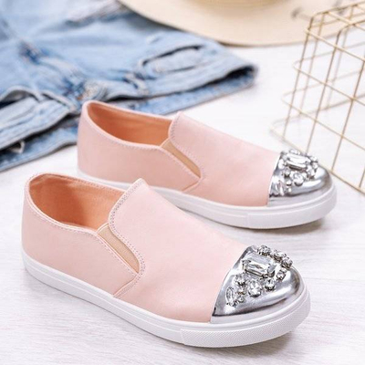 OUTLET Pink Slip on mit dekorativem Zeh Theodara - Footwear
