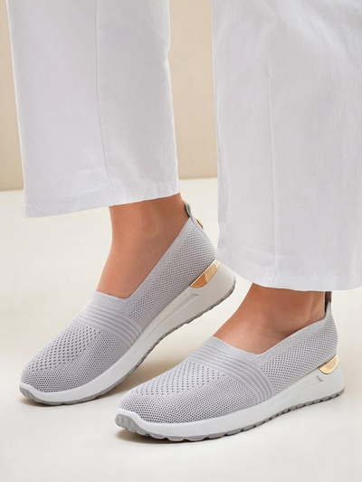 Royalfashion Stoff Damen Slipper Perfeti
