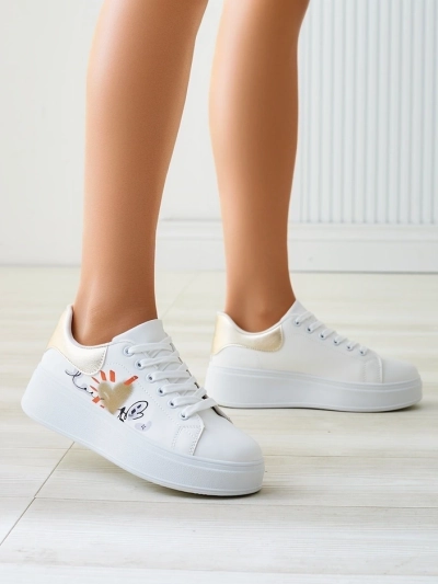 Royalfashion Damen Plattform-Sneaker mit Druck Alcape