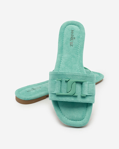 Royalfashion Mint Damen Flip-Flops mit Schnalle Rydr