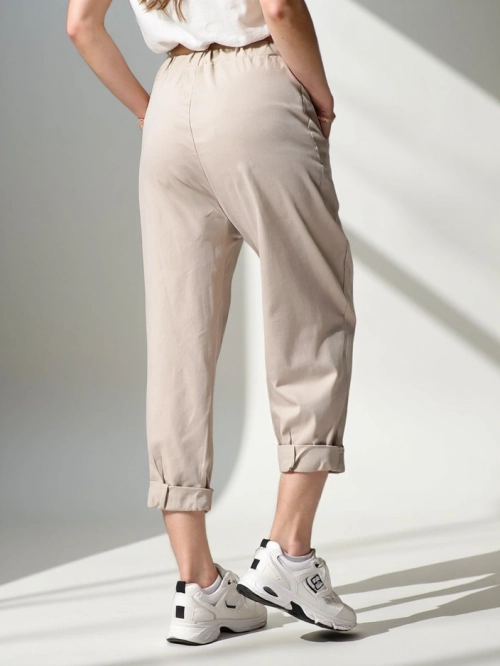 Royalfashion Жіночі брюки в стилі хarem з віскози