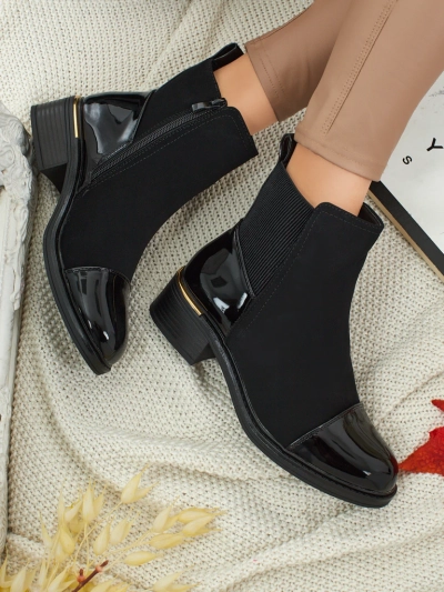 Damen Stiefeletten Öko-Leder Eriselle