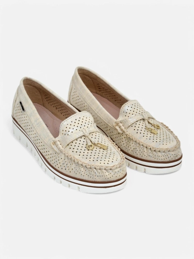 Royalfashion Damen perforierte Mokassins Elissas